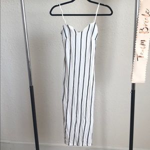 Midi striped dress